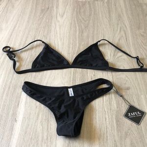 New ZAFUL black bikini size medium